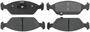 BrakeBest Front Organic Brake Pads