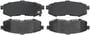 BrakeBest Rear Semi-Metallic Brake Pads