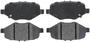 BrakeBest Rear Semi-Metallic Brake Pads