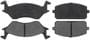 BrakeBest Front Semi-Metallic Brake Pads