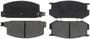 BrakeBest Front Semi-Metallic Brake Pads