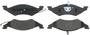 BrakeBest Front Semi-Metallic Brake Pads