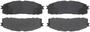 BrakeBest Rear Semi-Metallic Brake Pads