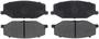 BrakeBest Front Semi-Metallic Brake Pads