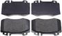 BrakeBest Front Semi-Metallic Brake Pads