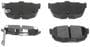 BrakeBest Rear Organic Brake Pads