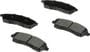 BrakeBest Rear Semi-Metallic Brake Pads