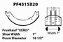 BrakeBest HD Riveted Brake Shoes