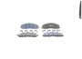 BrakeBest Select Pro Front Semi-Metallic Brake Pads