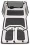 BedRug Charcoal Headliner Kit