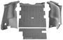 BedRug BedTred Charcoal Plastic Floor Mat