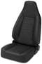 Bestop Granite Series Black Denim Bucket, High Back Seat