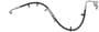 BrakeBest 31-3/16 Inch Brake Hose