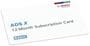 Bosch Ads 525X 12 Mo Sub Card-Basic