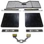 Blue OX Aluminum, Rubber, Steel Mud Flap System