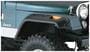 Bushwacker Cut-Out Black Fender Flare Set