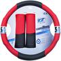 Custom Accessories Steering Wheel Cover Black, Red
