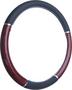 Custom Accessories Steering Wheel Cover Black, Brown