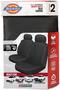 Custom Accessories Dickies Black Bucket Low Back Seat Cover
