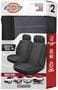 Dickies Black, Gray Bucket Low Back Seat Cover