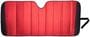Custom Accessories Black, Red Quilted Sunshade