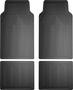 Custom Accessories Black Standard Molded Rubber Polymer Floor Mat Set