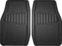 Custom Accessories Armor All Black Classic Molded Rubber Polymer Floor Mat Set