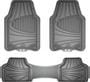 Armor All Classic Molded Rubber Polymer Gray Floor Mat Set