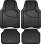 Armor All Classic Molded Rubber Polymer Black Floor Mat Set