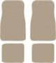 Custom Accessories Tan Standard Carpet Floor Mats