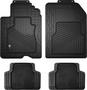Custom Accessories Smart Fit Black Standard Rubber Universal Floor Mat Set