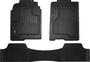 Custom Accessories Smart Fit Black Standard Rubber Universal Floor Mat Set