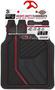 Dickies Black, Red Floor Mat Set
