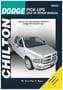 Chilton 02-08 Dodge Pick-Ups Repair Manual