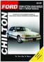 Chilton 89-10 Ford Crown Victoria, Grand Marquis Repair Manual