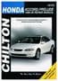 Chilton 96-00 Honda Accord, Prelude Repair Manual