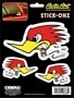 Chroma Stick-Onz Mr. Horsepower Red, Yellow Vinyl Decal