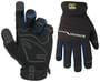Custom Leathercraft X-Large Black, Blue Winter Glove