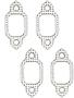 Cometic Rectangle Port Steel Exhaust Manifold Gasket Set