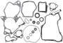 Cometic Bottom End Gasket Kit