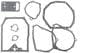 Cometic Crankcase Cover Gasket Set