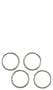 Cometic Round Port Graphite, Stainless Steel Exhaust Gasket Set