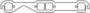 Cometic Square Port Fiber, Graphite, Stainless Steel (HTS) Exhaust Manifold Gasket Set