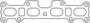Cometic Oval Port Fiber, Graphite, Stainless Steel (HTS) Exhaust Manifold Gasket