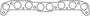 Cometic Fiber, Stainless Steel (CFM) Exhaust Manifold Gasket