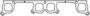 Cometic D-Shape Port Multi-Layer Steel (MLS) Exhaust Manifold Gasket Set