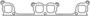 Cometic D-Shape Port Steel Exhaust Manifold Gasket Set