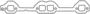 Cometic D-Shape Port Steel Exhaust Manifold Gasket Set