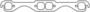 Cometic Square Port Steel Exhaust Manifold Gasket Set