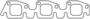 Cometic Rectangle Port Steel Exhaust Manifold Gasket Set